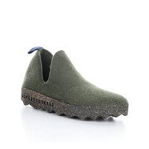 Asportuguesas round toe shoes CITY - Military Green
